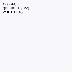 #F8F7FC - White Lilac Color Image